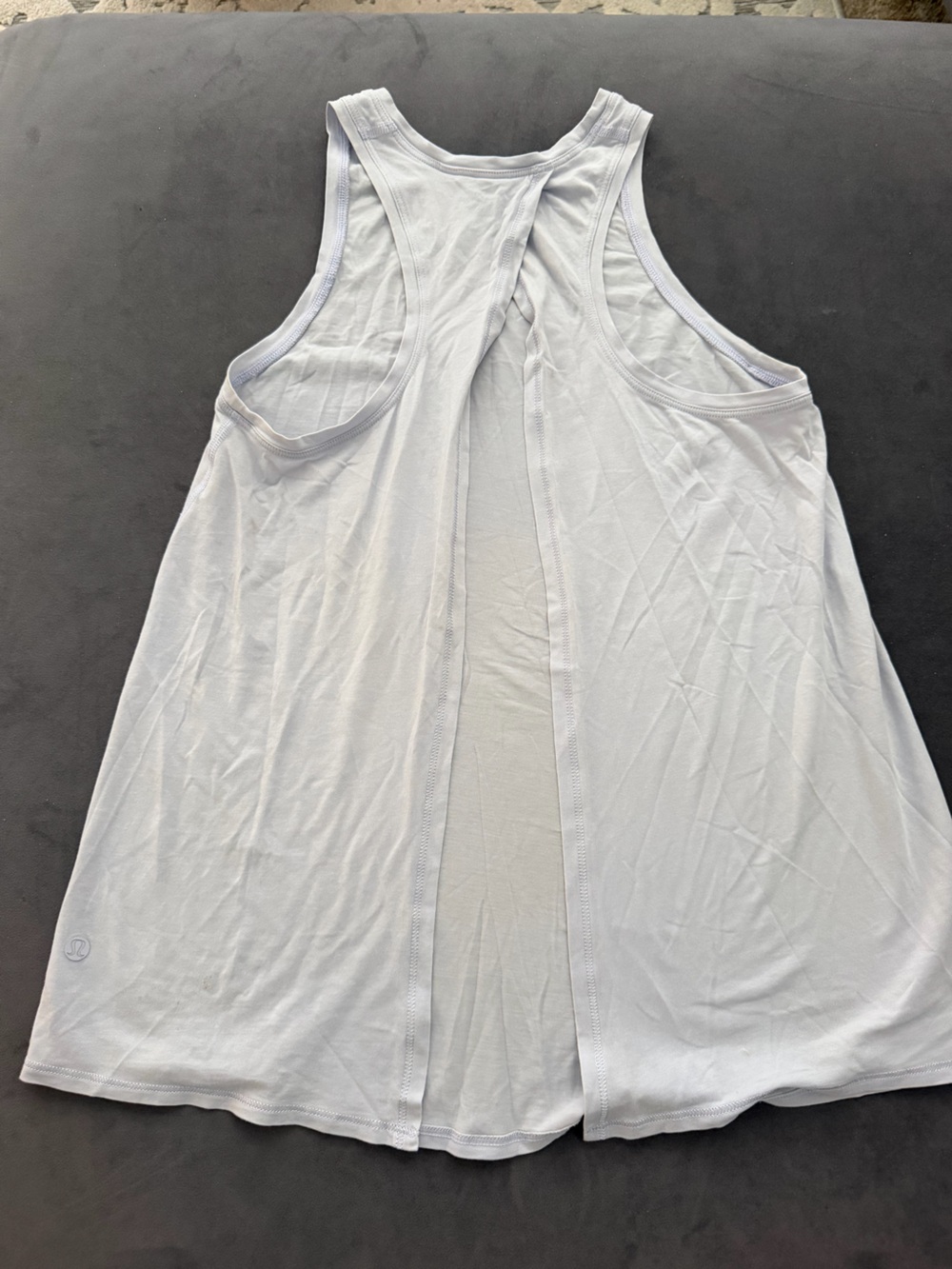 lululemon athletica White Open-Back Tank Top